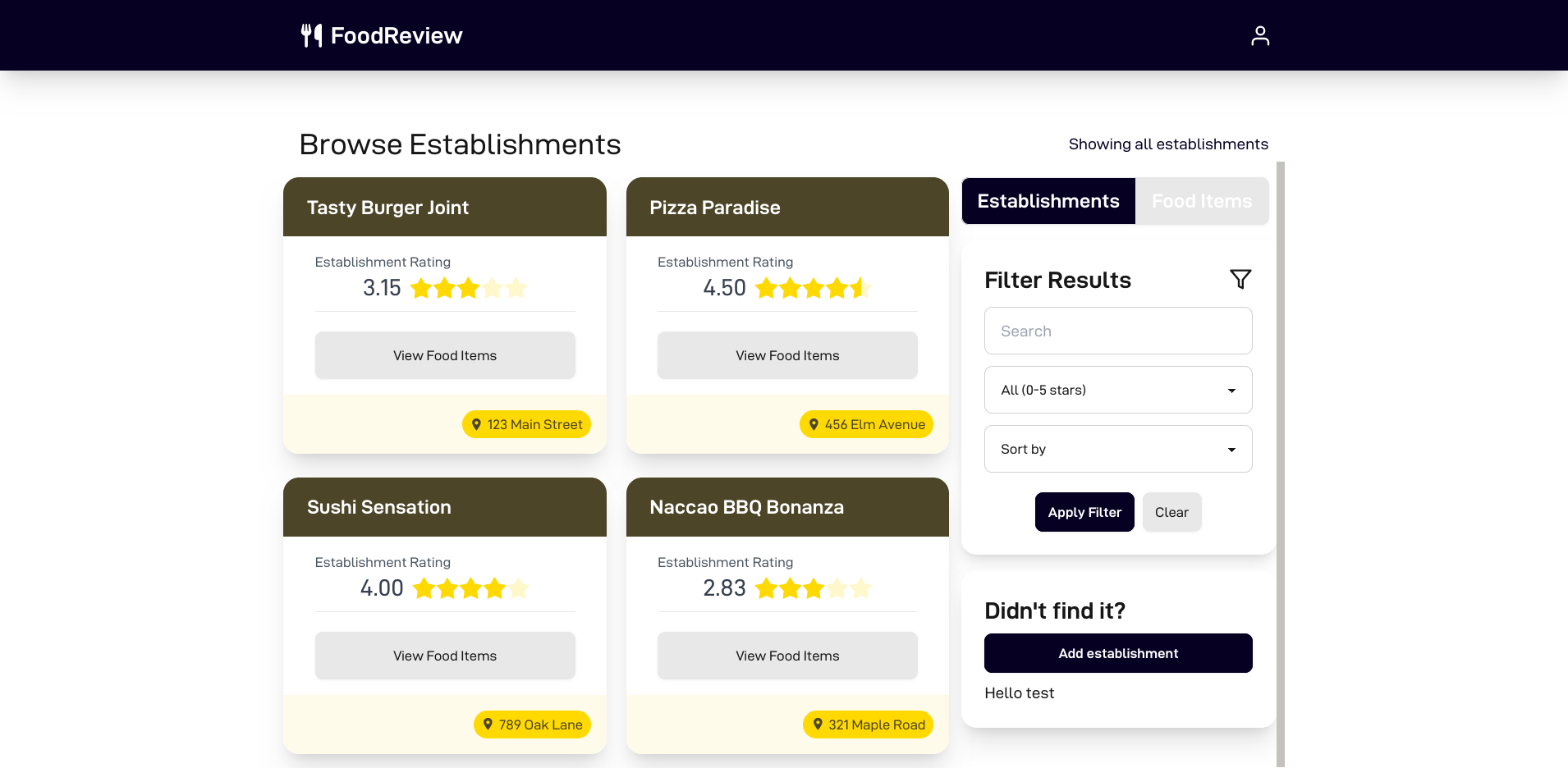 Food Review preview image