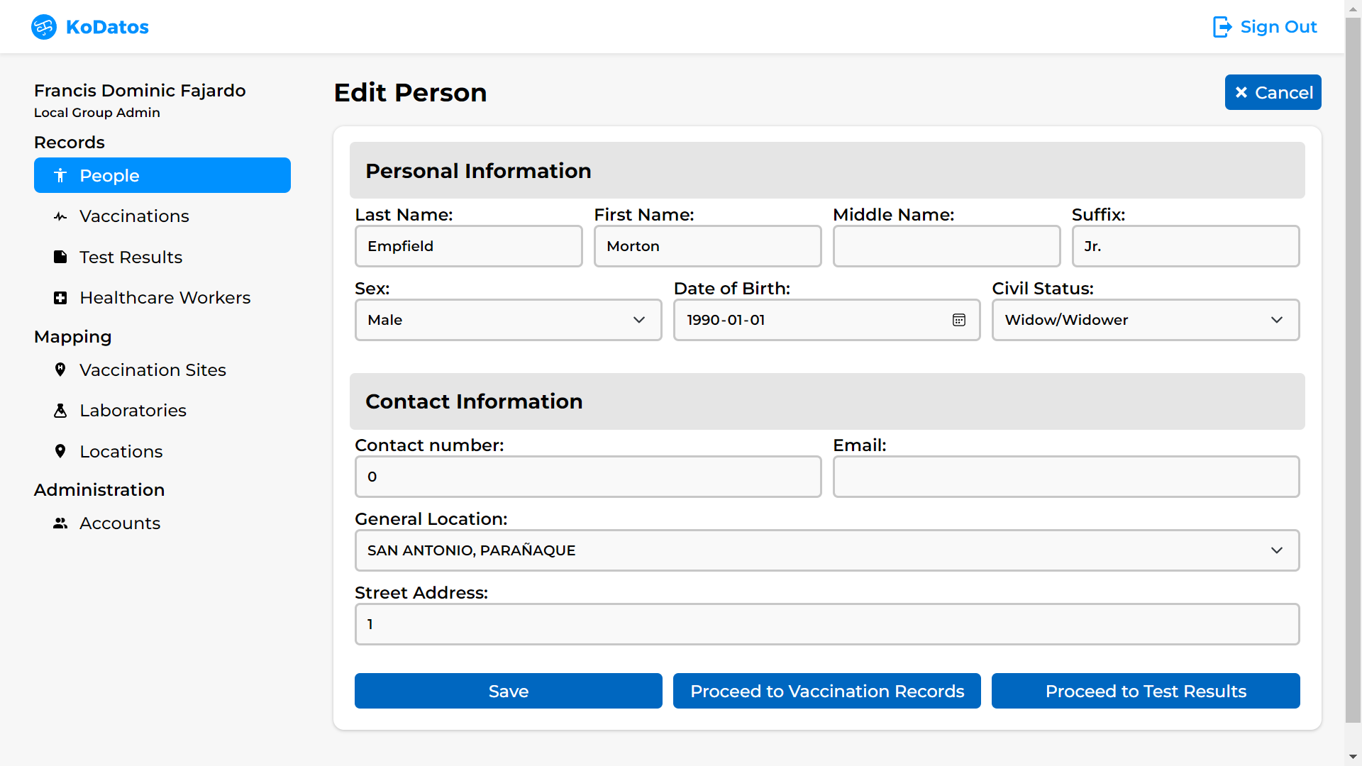 Preview image 10 of project KoDatos