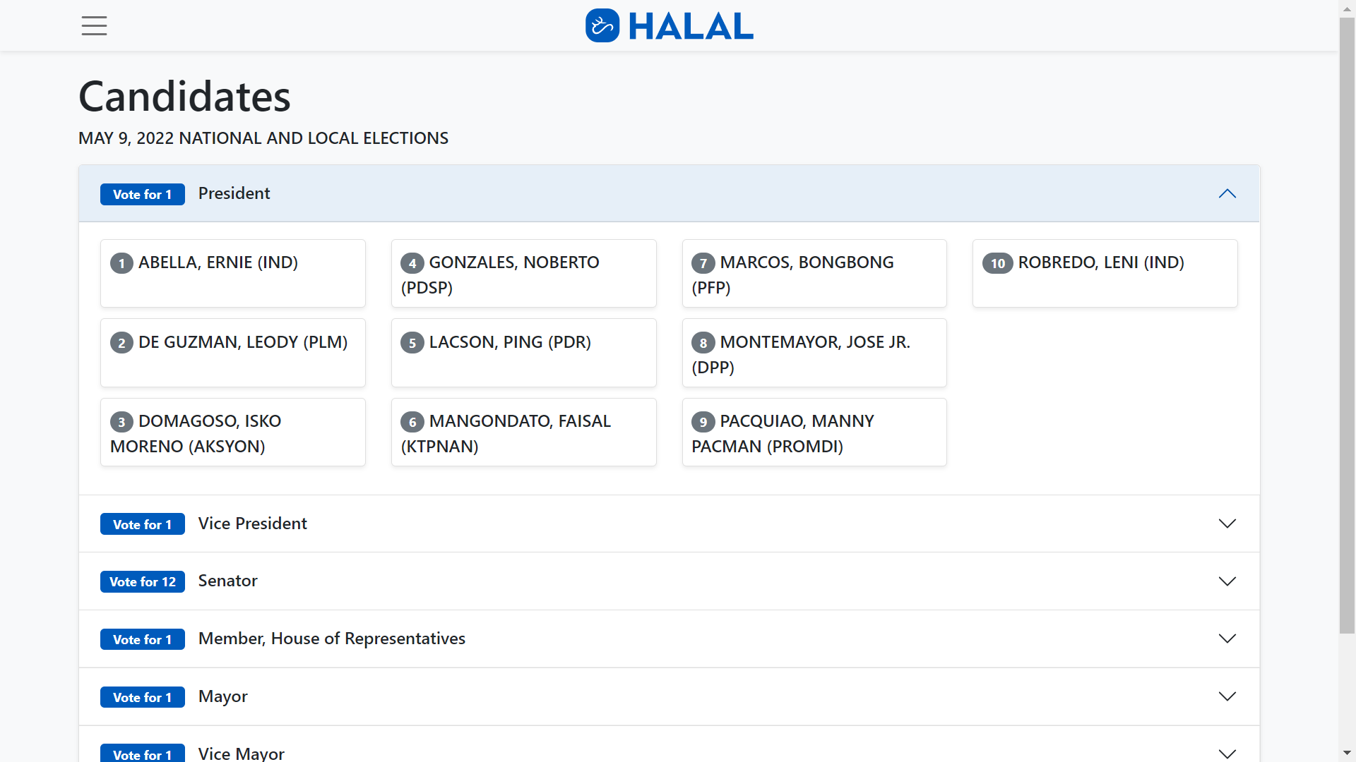 Preview image 4 of project Halal (aka Project Elections)