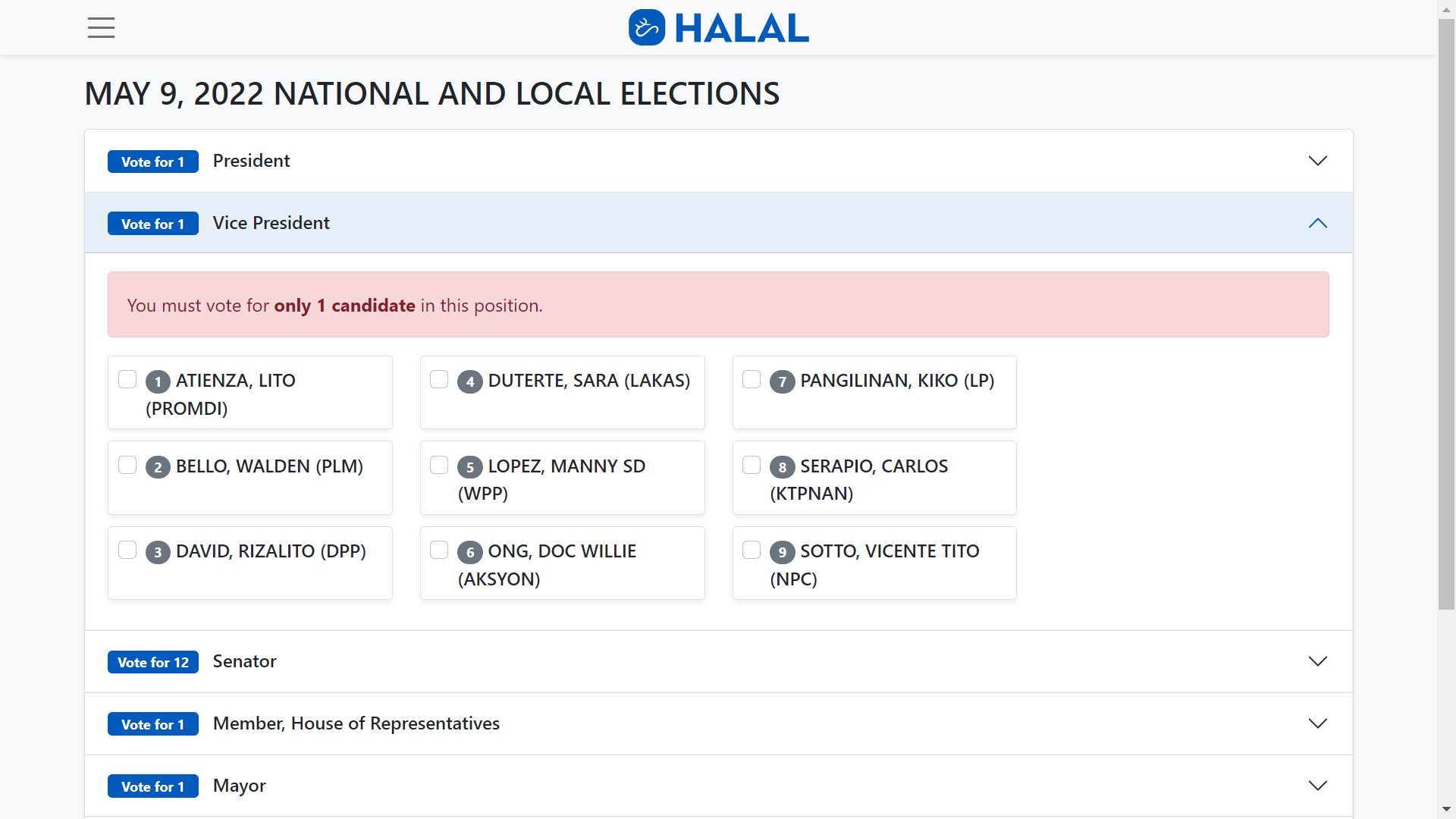 Preview image 15 of project Halal (aka Project Elections)